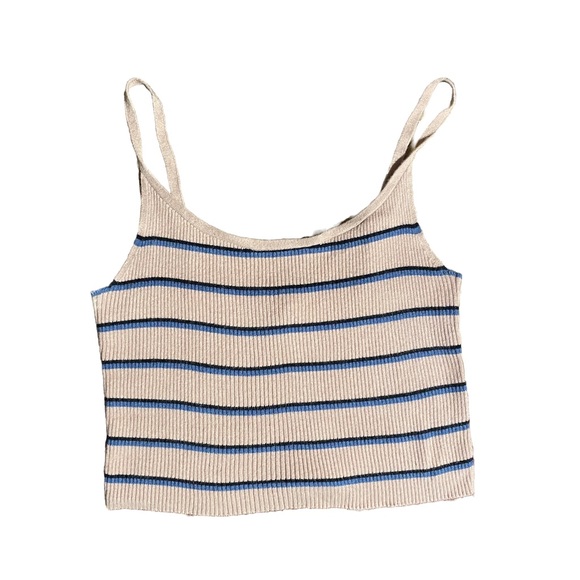 PacSun Tops - Stripe Knit Crop Top